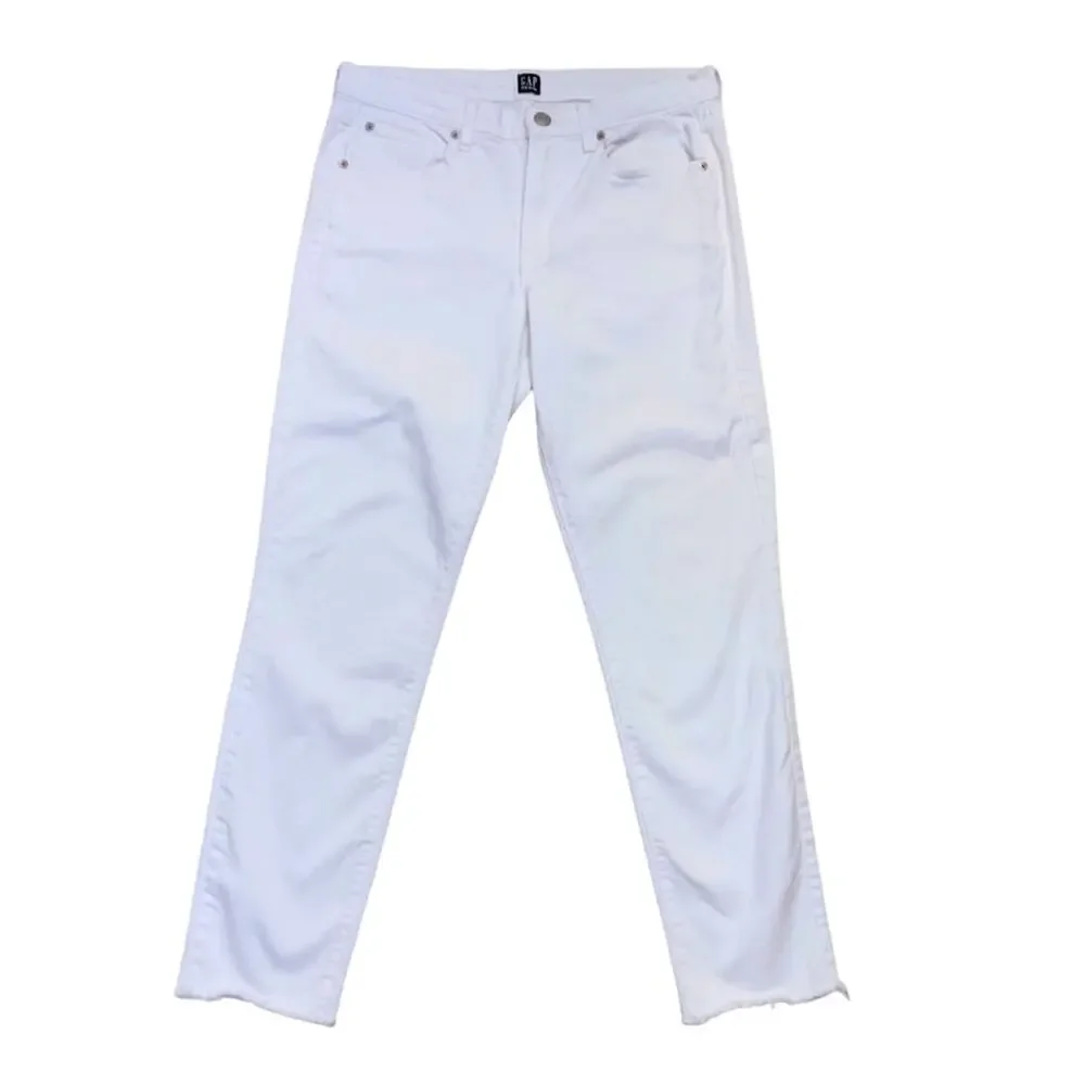 Gap White Wash True Skinny Jeans Size 29 Stretch Fitted Denim Coastal Summer - Picture 1 of 9
